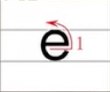 韵母e的发音书写方法